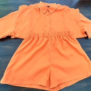 SHEIN 2 piece set orange size L